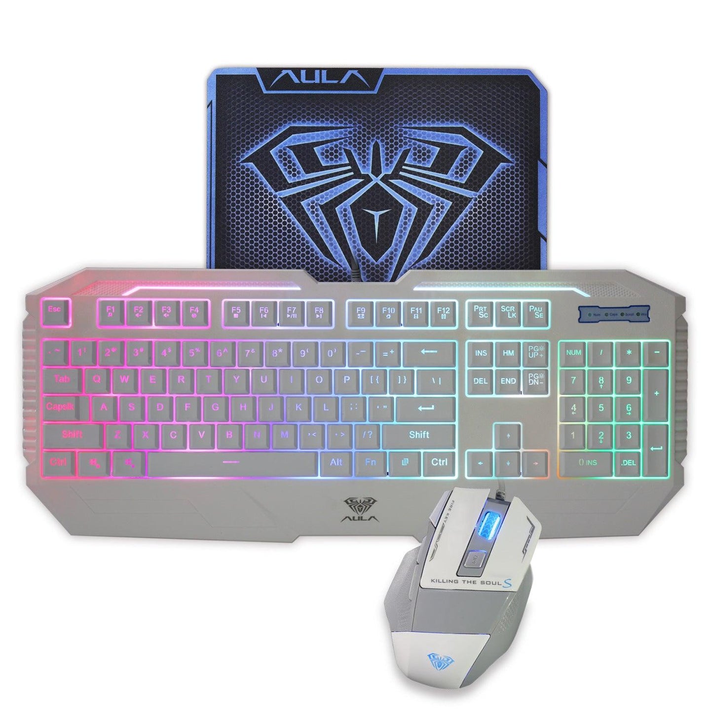 Backlit keyboard and mouse set - lotsofthingshere