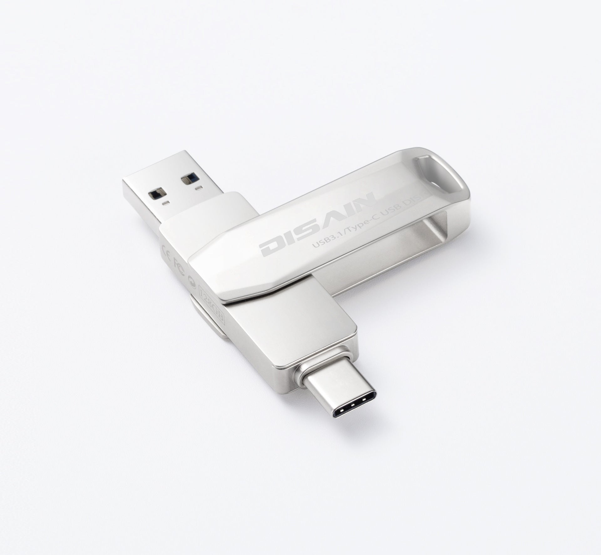 New Typec Metal Rotating USB Drive Mobile - lotsofthingshere