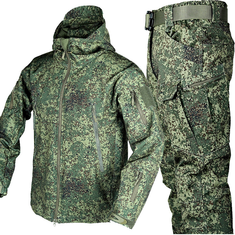 Outdoor Leather Thermal Suit Special Soldier Camouflage