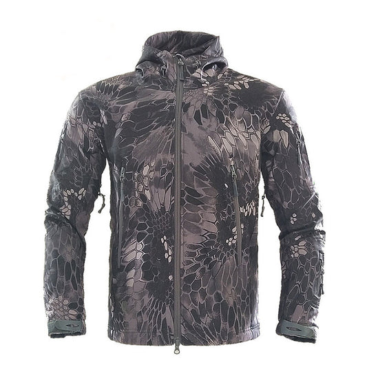 Men's Outdoor Tactics Fleece Shell Jacket Camouflage