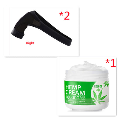 Adults Use Hemp Leaf Cream To Relieve Shoulder, Waist And Knee Soreness