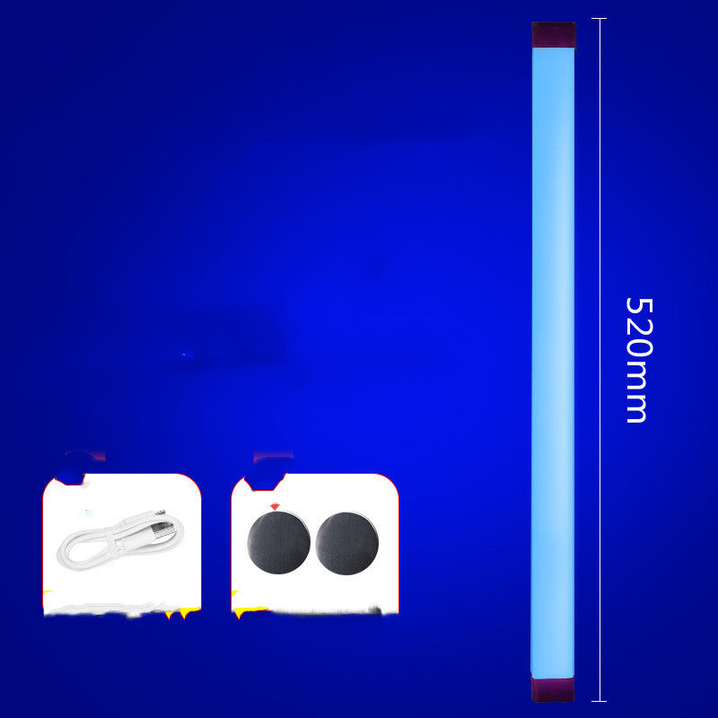 Fill Light Photo Led Night Light Dormitory Blue Purple Rechargeable Tube Stick - lotsofthingshere