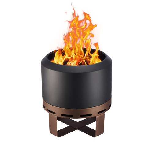 Outdoor Smokeless Fire Pit Stove 18 For Camping Bonfire, Wood Burning Fire Place Firepit With Stand For Patio  Outside