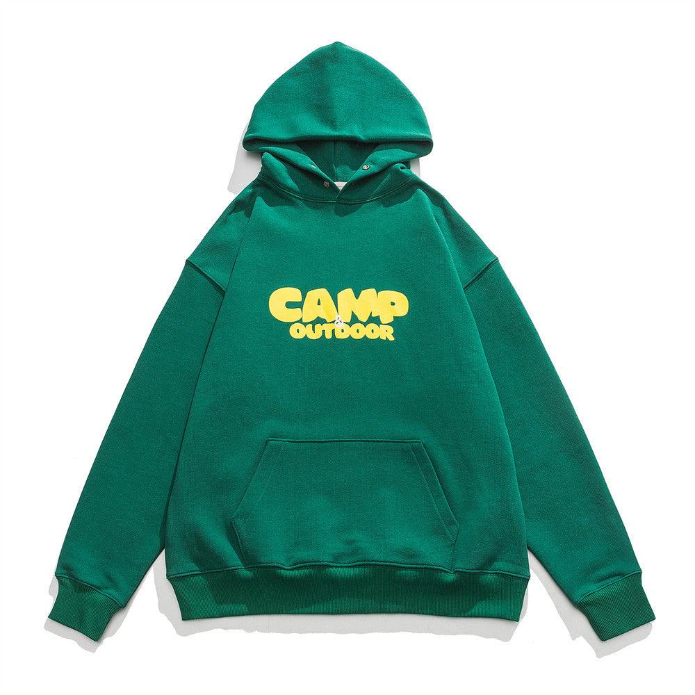 Abstract Graphic Letter Print Hoodie - lotsofthingshere
