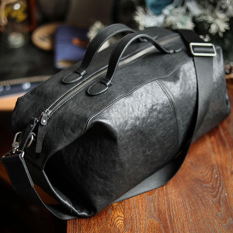 Light And Soft Leather Sports Fitness Bag For Men With Large Capacity - lotsofthingshere