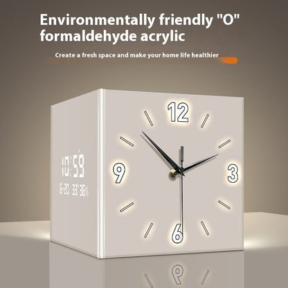 Living Room Corner Electronic Wall-mounted Clock