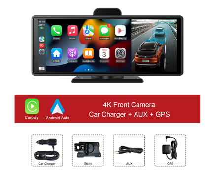 Navigation 10.26 Inch Wireless Carplay And Car Recorder - lotsofthingshere