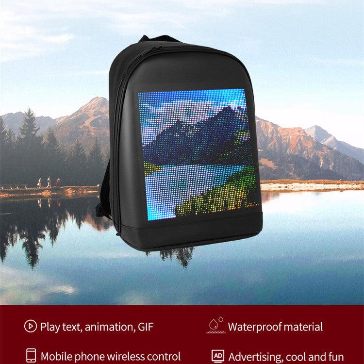 Smart Advertising Business Backpack Waterproof LED Display - lotsofthingshere