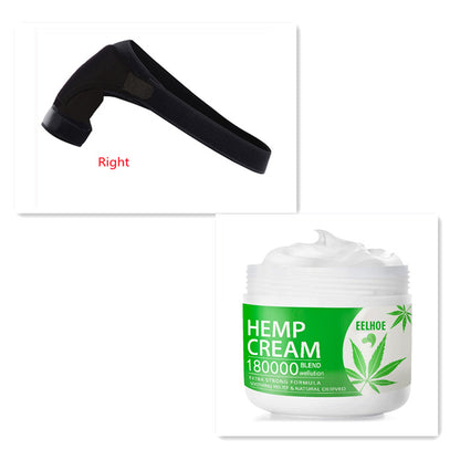 Adults Use Hemp Leaf Cream To Relieve Shoulder, Waist And Knee Soreness